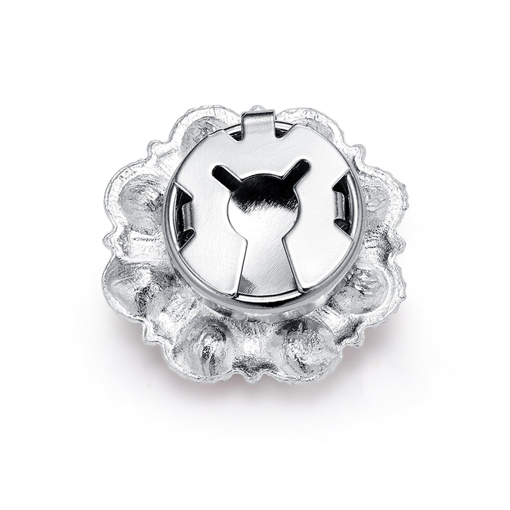 Arabesque Royale – cache-bouton de manchette Coup de Fleur