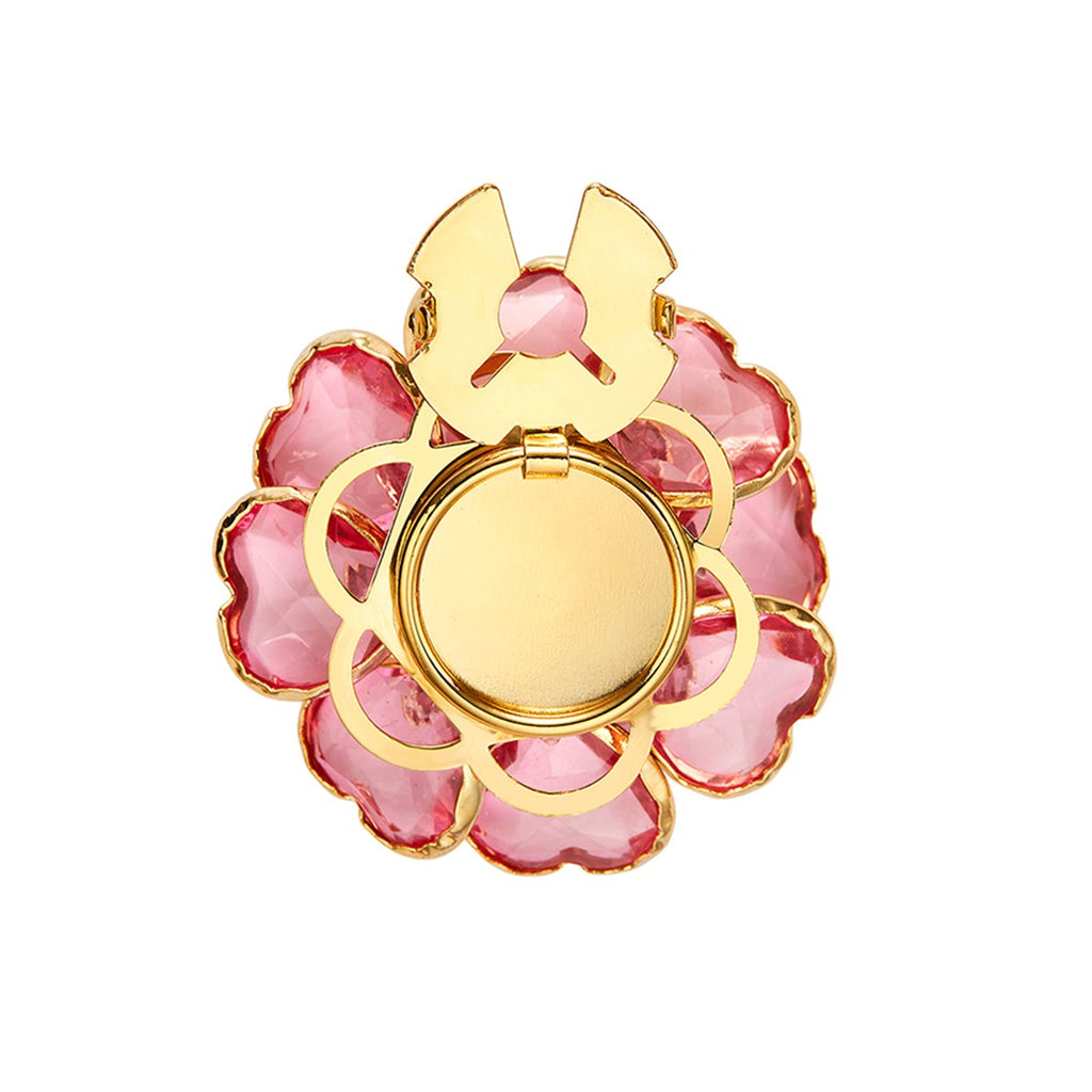 Camélia Rosé – cache-bouton de manchette Coup de Fleur
