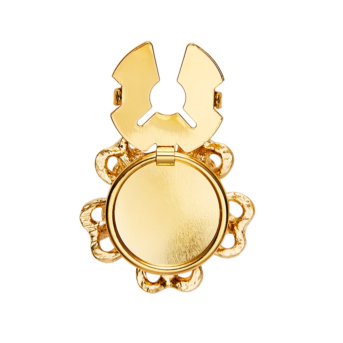 Saphir Nuit – cache-bouton de manchette Coup de Fleur