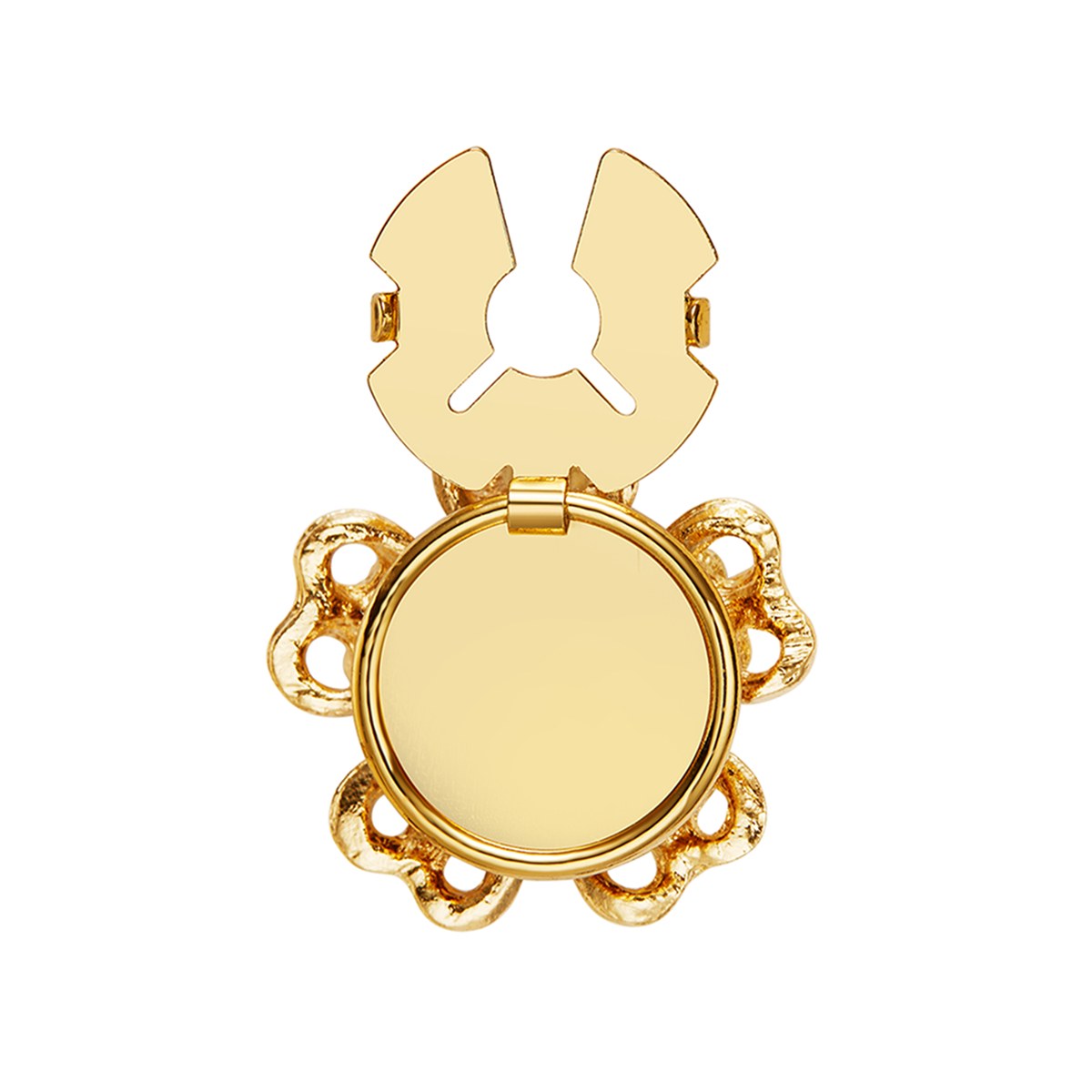 Rubis Passion – cache-bouton de manchette Coup de Fleur