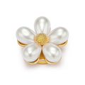 Perle Ivoire – cache-bouton de manchette Coup de Fleur